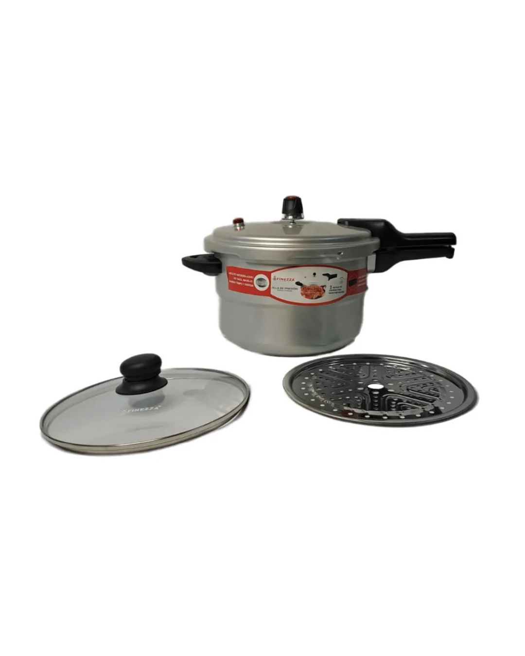 Olla a Presión Finezza Esencial Aluminio de 5.5 Litros
