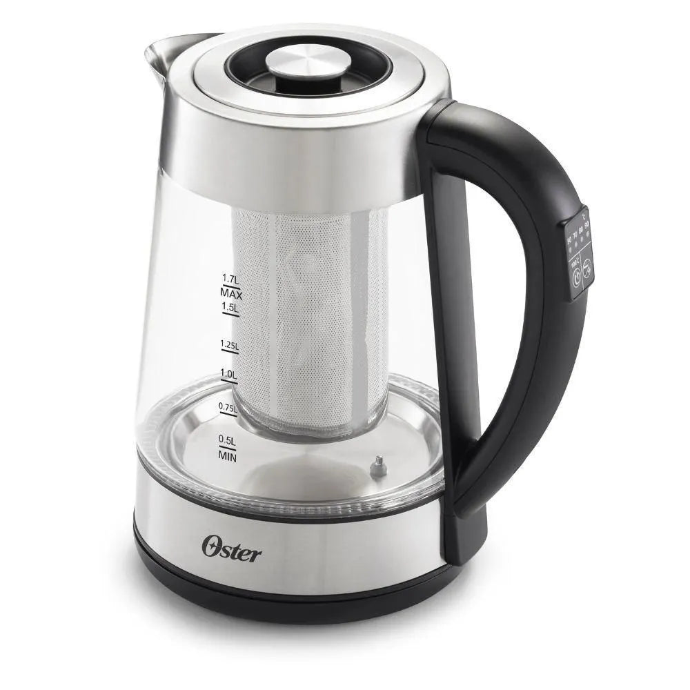 HERVIDOR ELÉCTRICO OSTER BVSTKT8990 1.7 LT VIDRIO CON INFUSOR