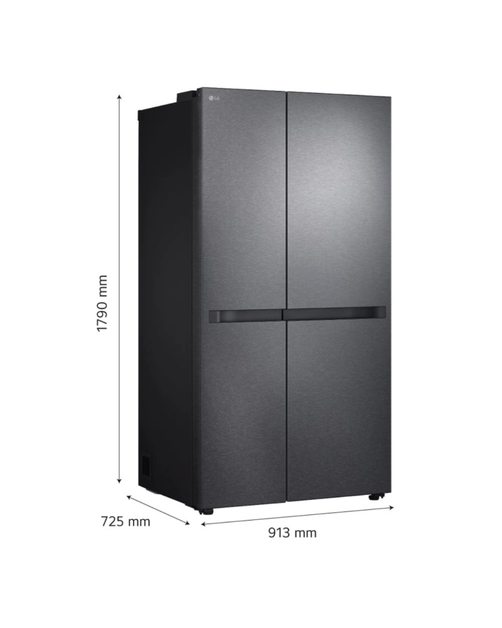 Refrigeradora LG doble puerta vertical de 658 litros GS66BPM