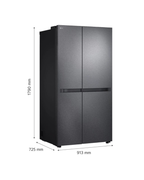 Refrigeradora LG doble puerta vertical de 658 litros GS66BPM