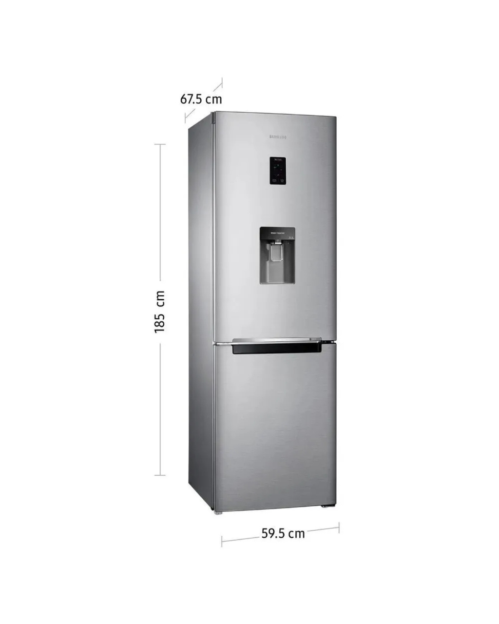 Refrigeradora Samsung doble puerta c/dispensador de 321 litros RB33J3830SA