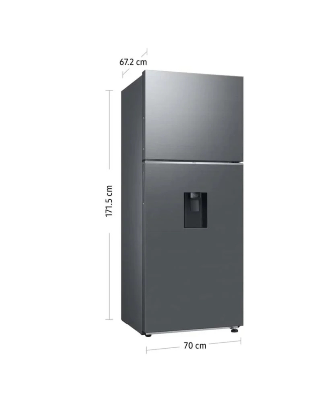 Refrigeradora Samsung doble puerta c/dispensador de 384 litros RT38DG6730S9
