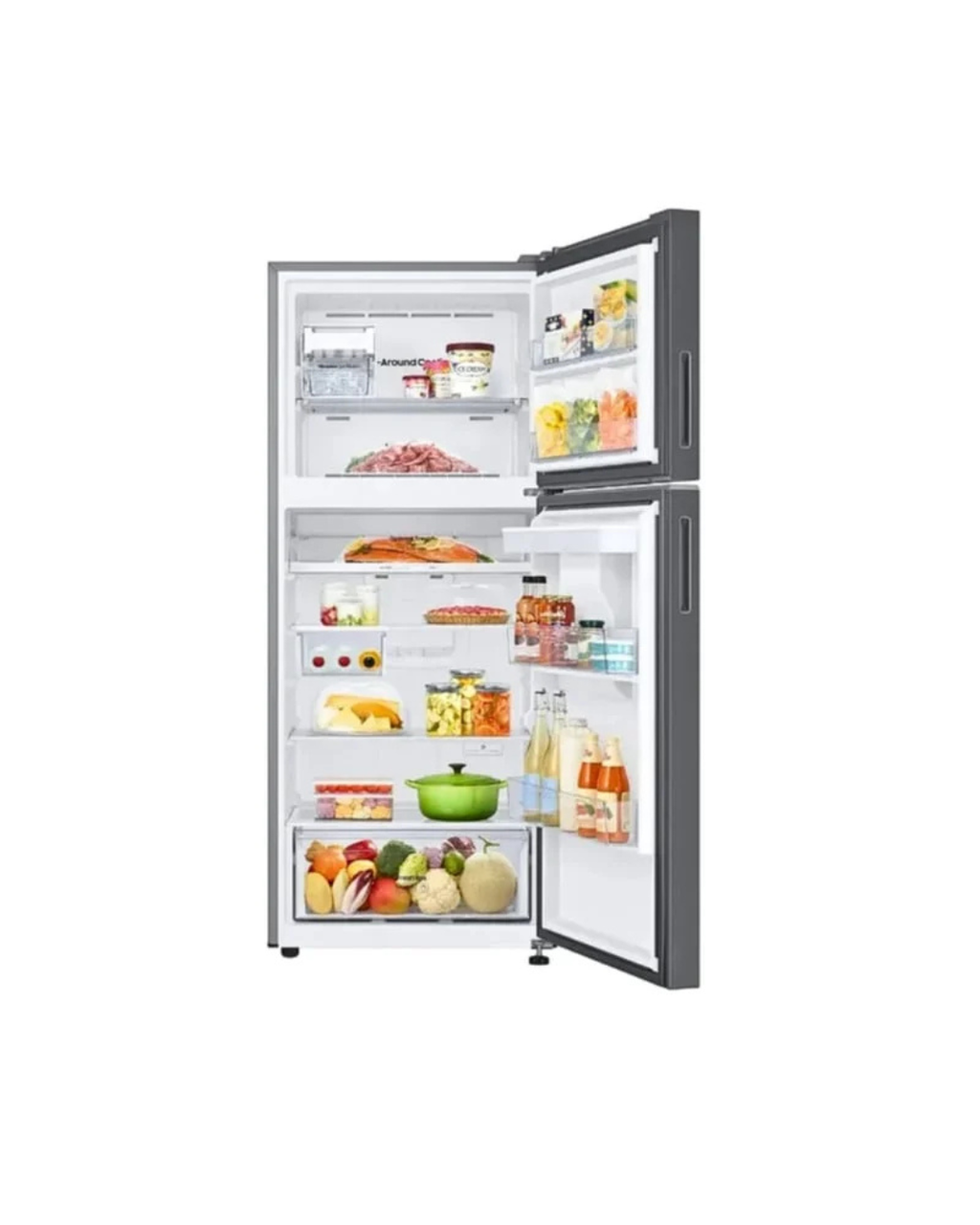Refrigeradora Samsung doble puerta c/dispensador de 384 litros RT38DG6730S9