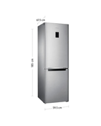 Refrigeradora Samsung doble puerta de 328 litros RB33J3230SA