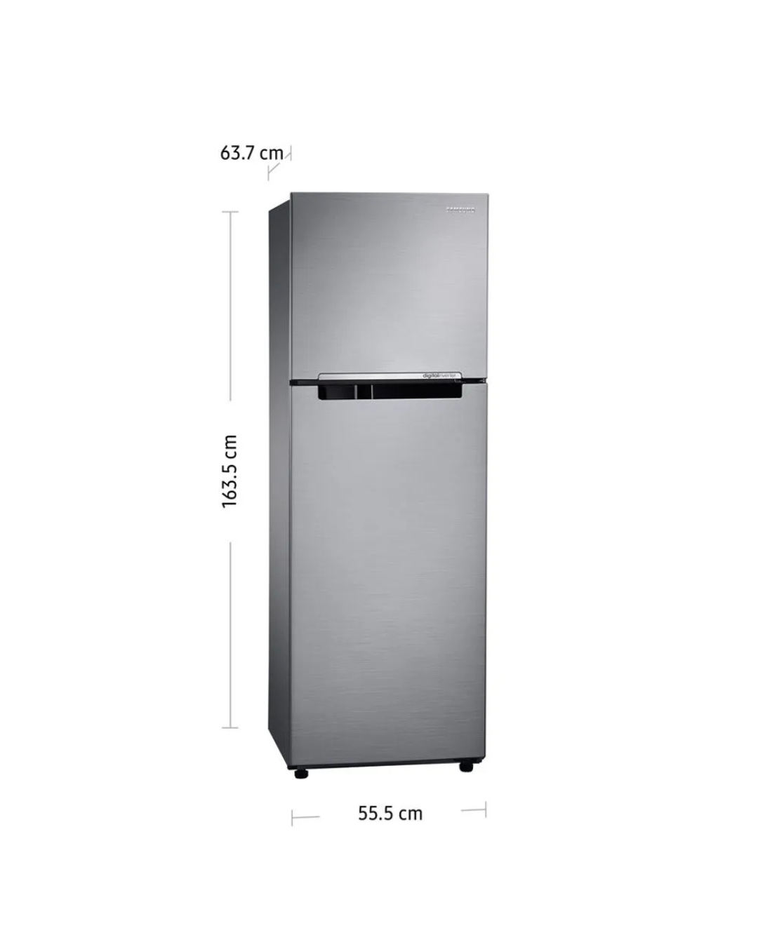 Refrigeradora Samsung doble puerta de 255 litros RT25FARADS8
