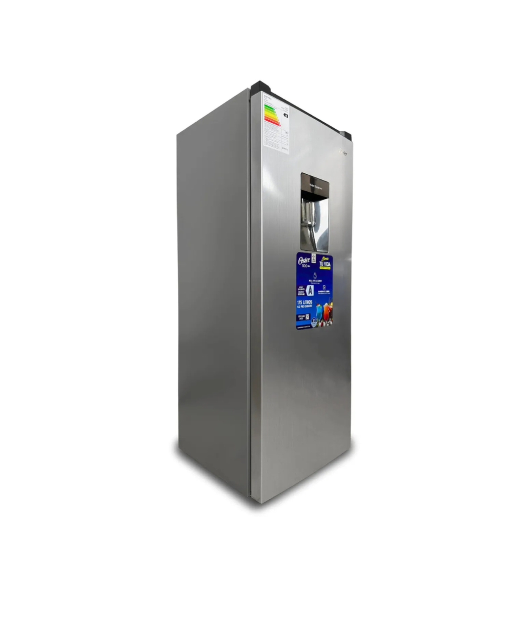 Refrigeradora Oster c/dispensador de 175 litros OS-PDF178SSD