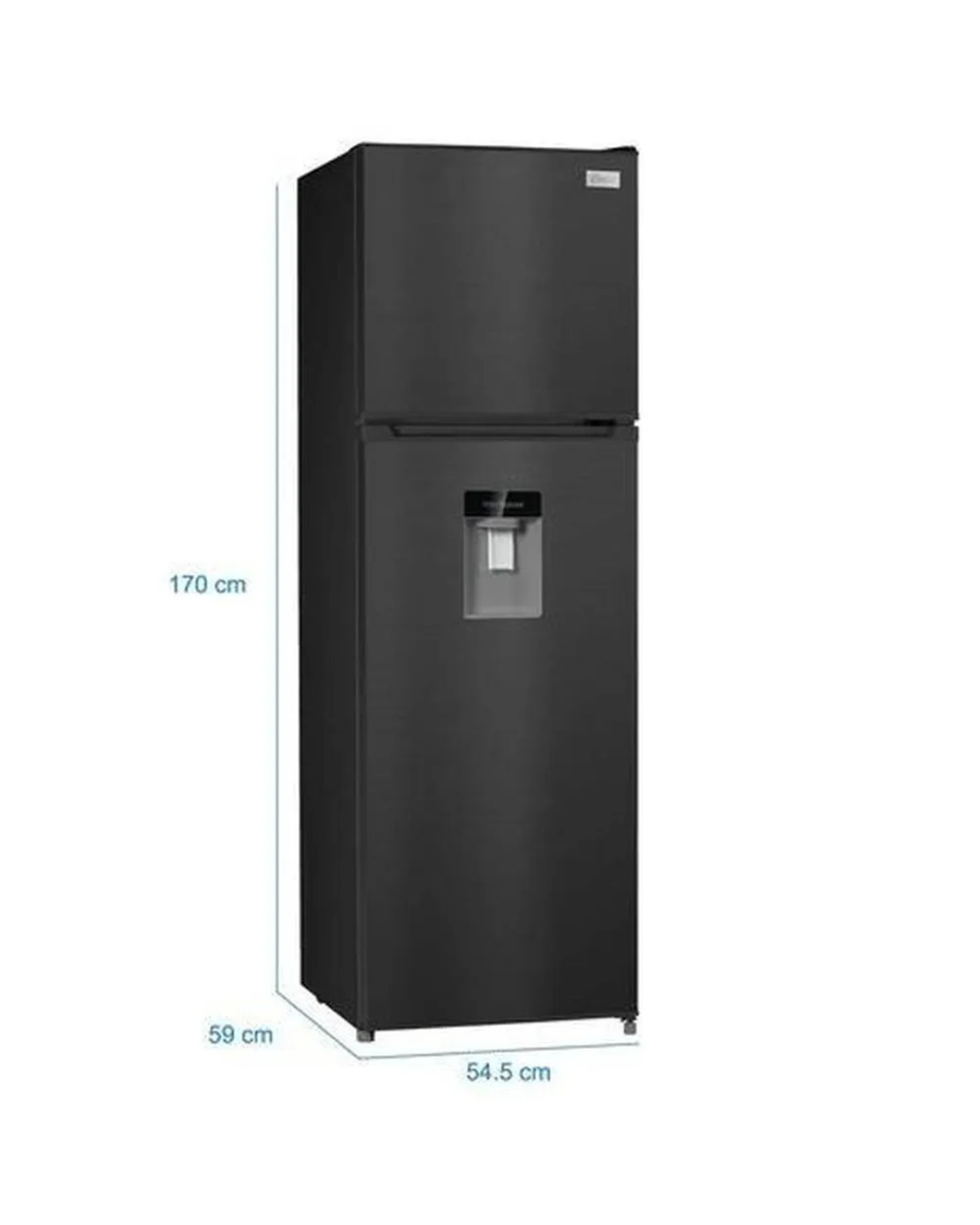 Refrigeradora Oster doble puerta c/dispensador de 248 litros OS-PNFME2900BDI