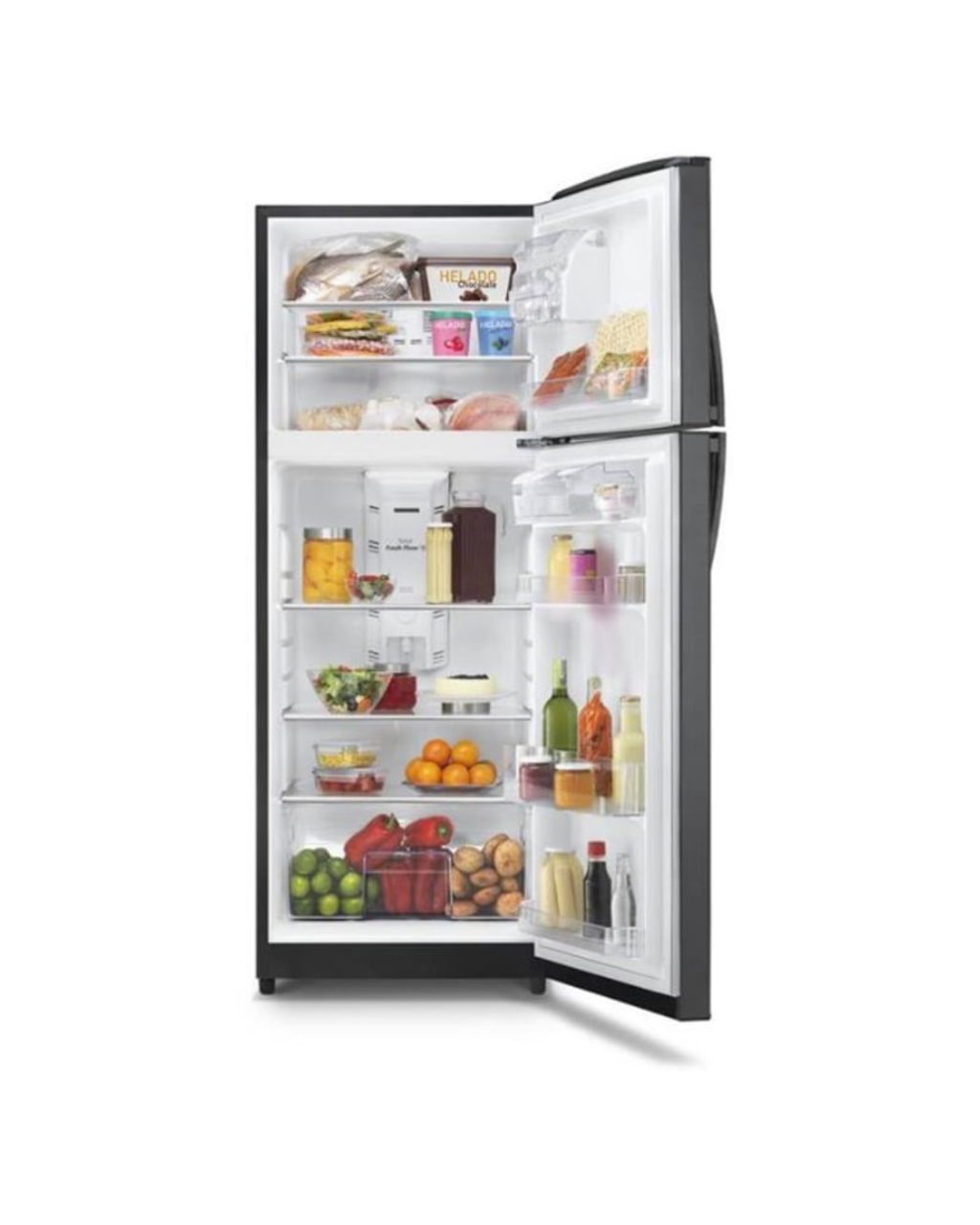 Refrigeradora Mabe doble puerta c/dispensador de 405 litros RMP420FLPG1