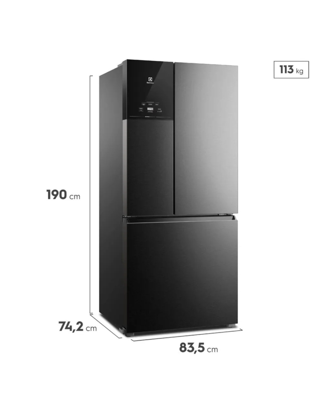 Refrigeradora Electrolux triple puerta de 587 litros IM8B