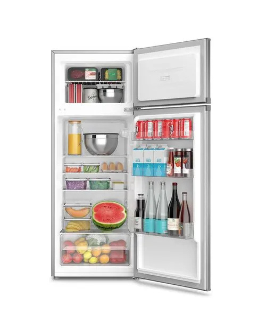Refrigeradora Electrolux doble puerta de 205 litros ERTY20G2HVI