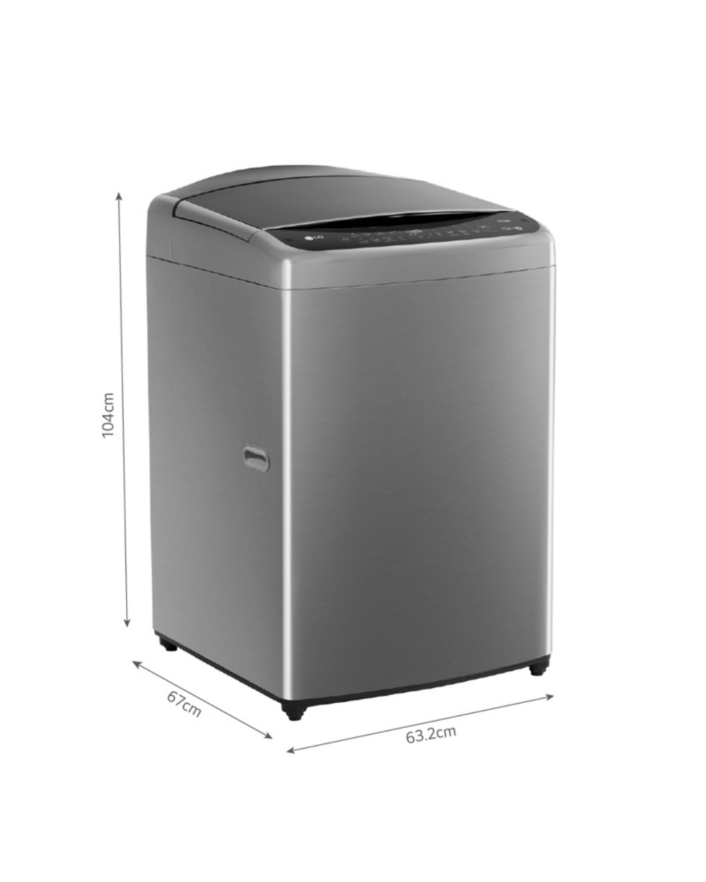 Lavadora LG de 21 kg WT21VV6210