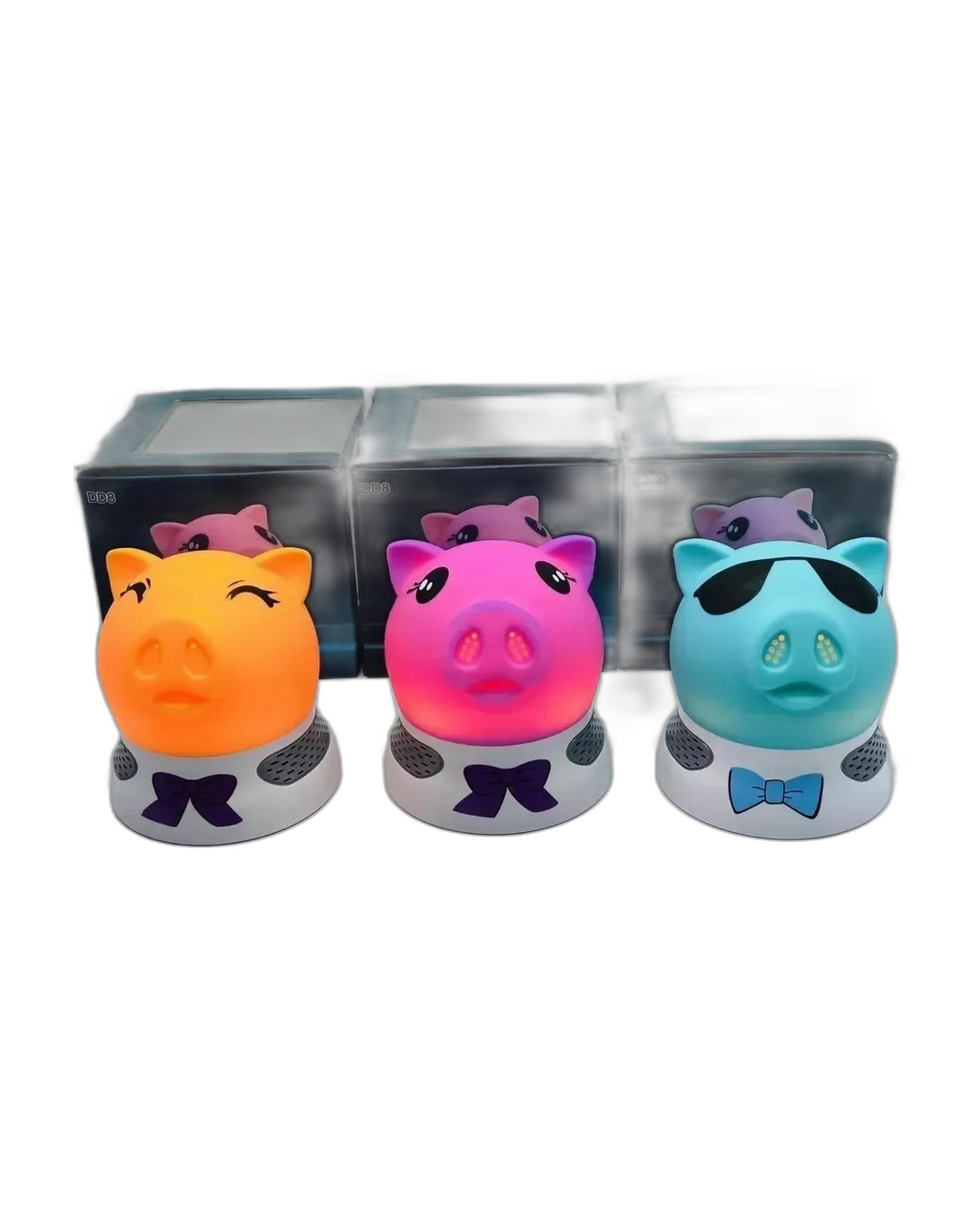 Parlante Usb Bluetooth Cerdito Colores Inalámbrico Este producto no está disponi