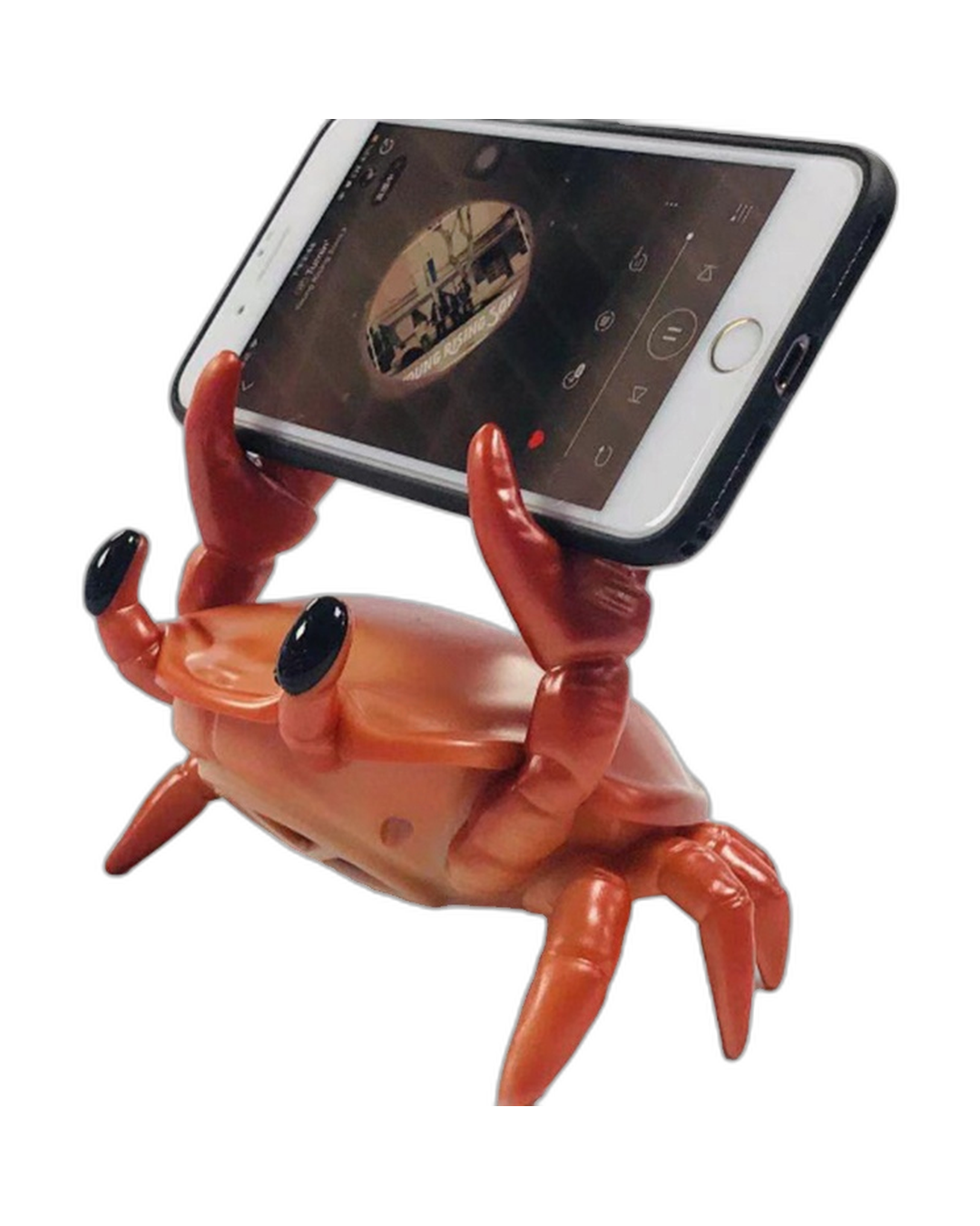 Altavoz Inalámbrico Estéreo F8 con Soporte para Teléfono en Forma de Cangrejo