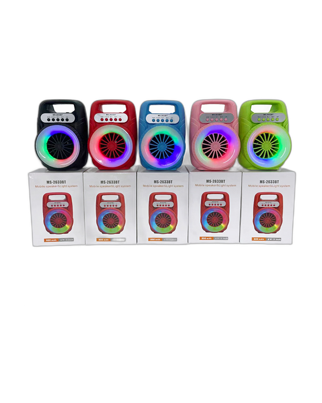 Parlantes 3" MS-2633BT