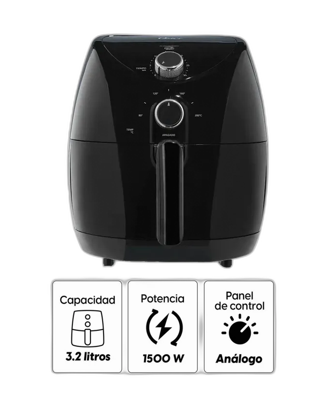 Freidora De Aire Oster® Bioceramic 3.2 Litros ckstaf7601