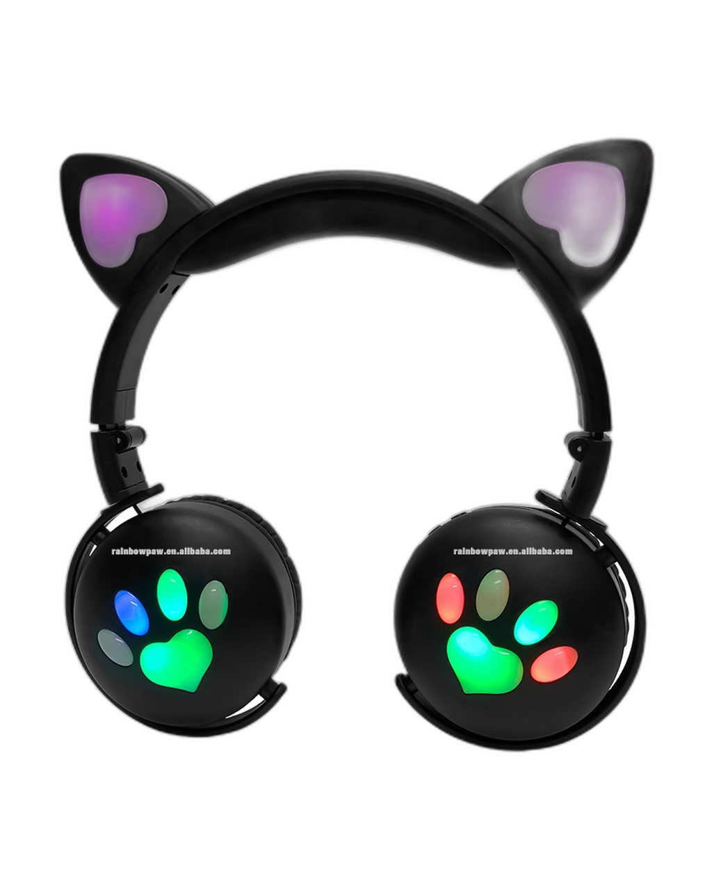 Audífonos Inalámbricos KTP-101 con Orejas de Gato