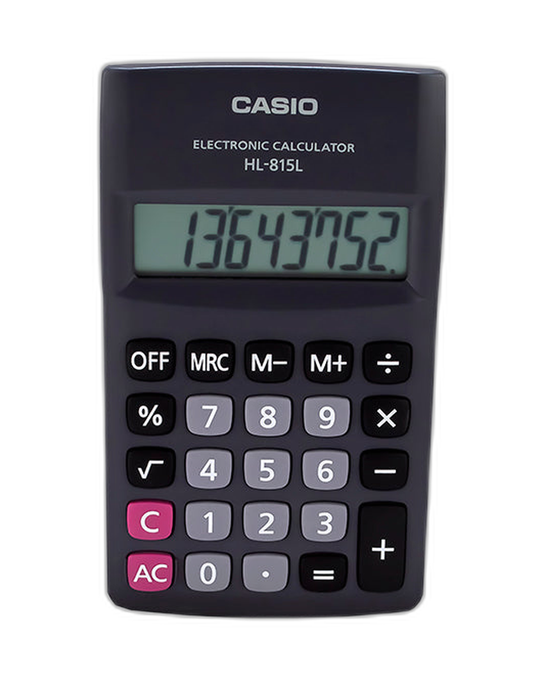 Calculadora bolsillo 8 dígitos HL-815L negro Casio