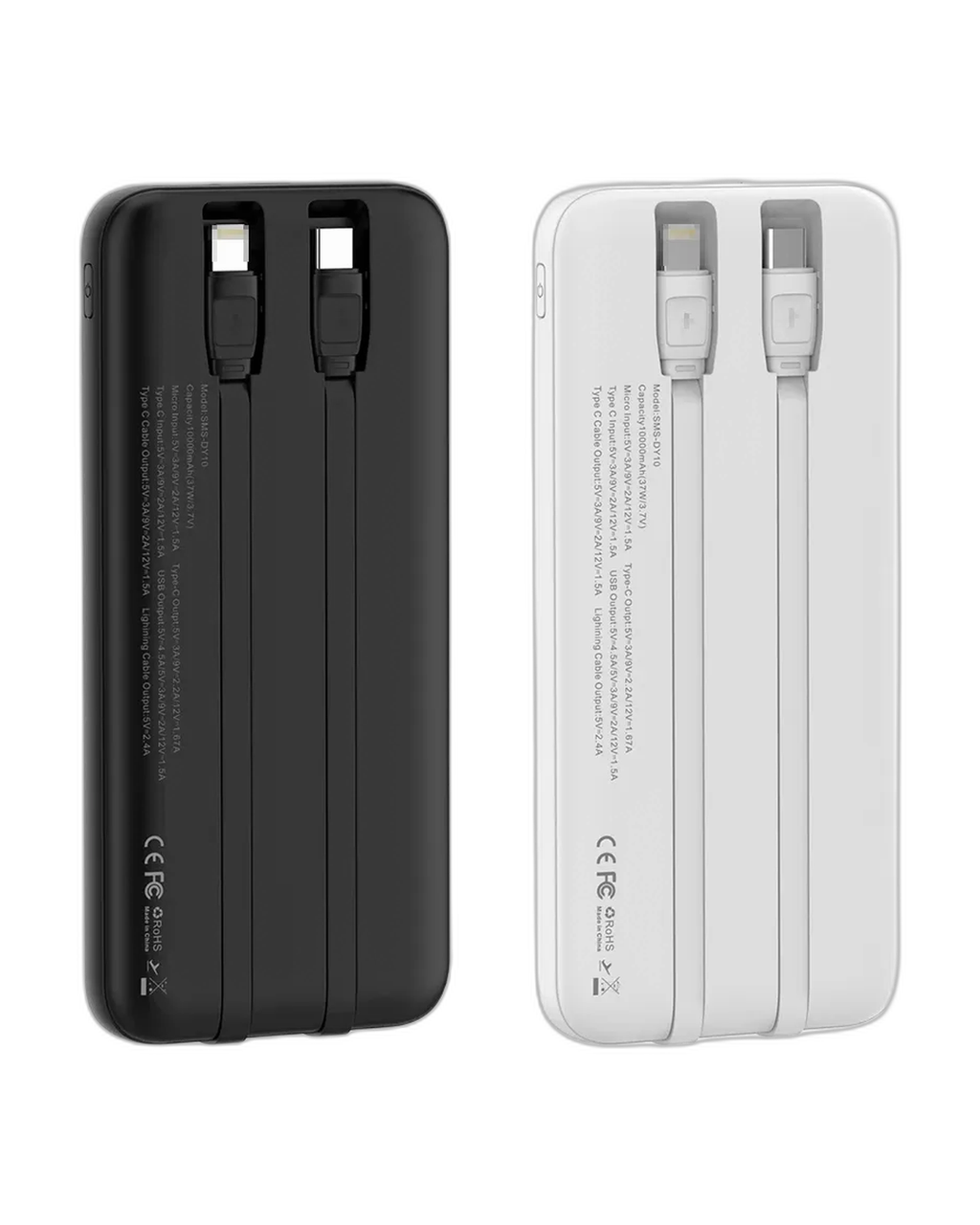 Cargador Portátil 10,000 mAh Somostel SMS-DY10 Blanco