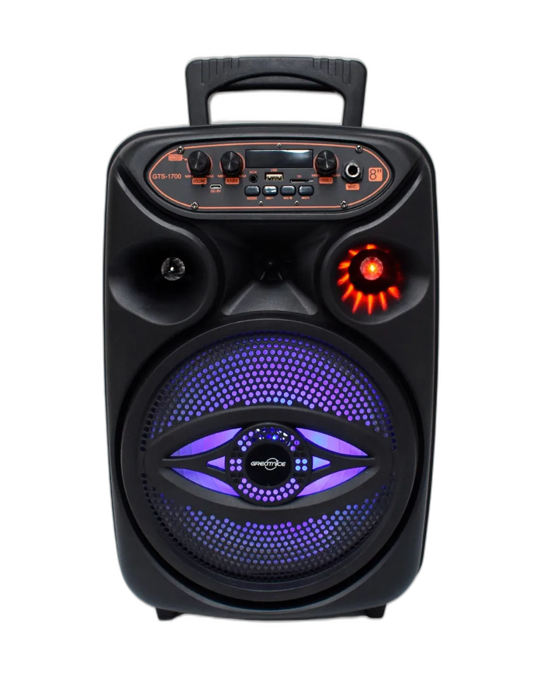 Bocina 8 PuLG Bt/ Usb / Micro Sd / Aux / Mic Gts-1700