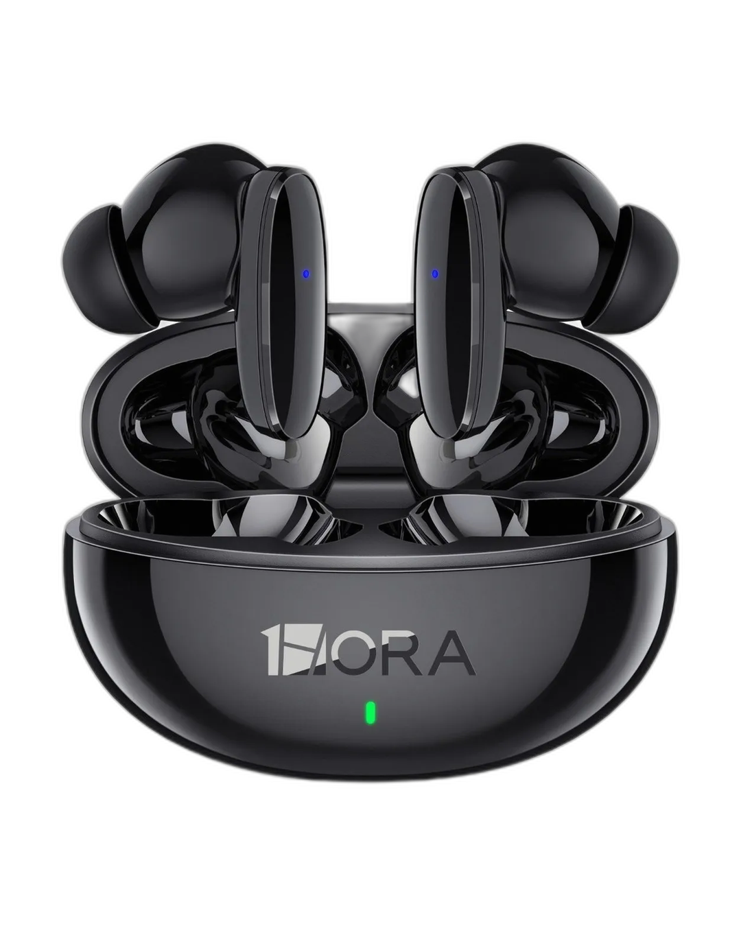 Auriculares in-ear inalámbricos 1Hora Bluetooth AUT205 AUT205N negro con luz LED