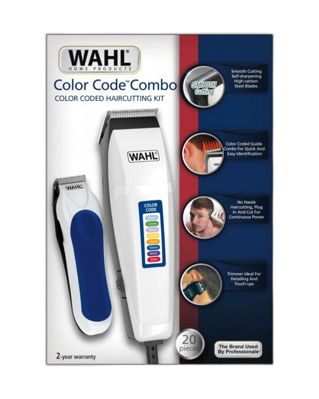 Cortadora de Cabello Wahl Color Code Combo 09314-1718